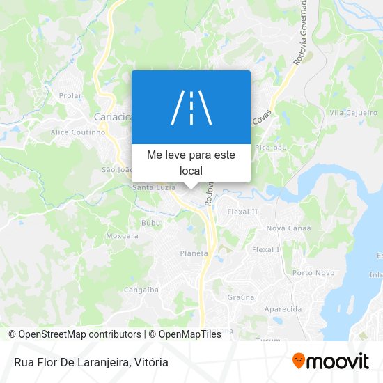 Rua Flor De Laranjeira mapa