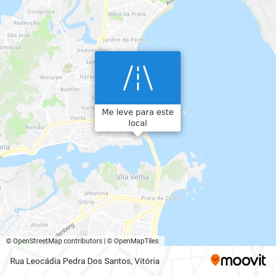 Rua Leocádia Pedra Dos Santos mapa