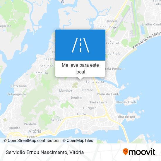 Servidão Ernou Nascimento mapa
