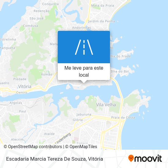 Escadaria Marcia Tereza De Souza mapa