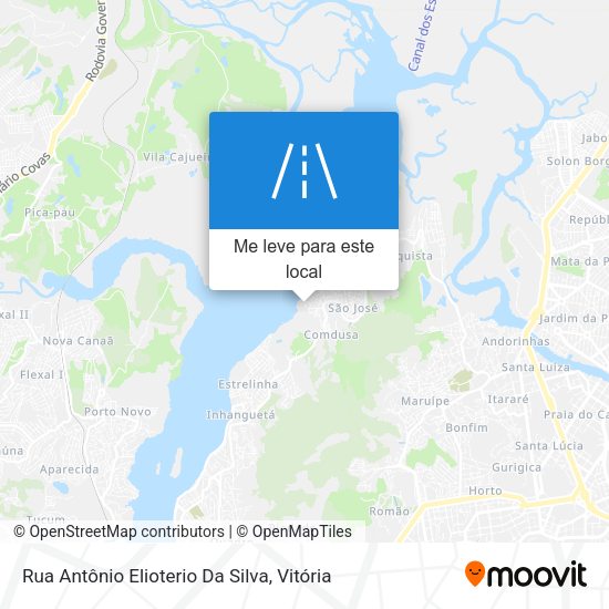 Rua Antônio Elioterio Da Silva mapa
