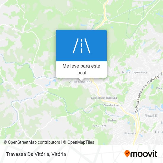Travessa Da Vitória mapa