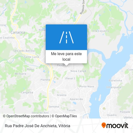 Rua Padre José De Anchieta mapa