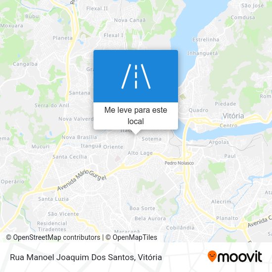 Rua Manoel Joaquim Dos Santos mapa