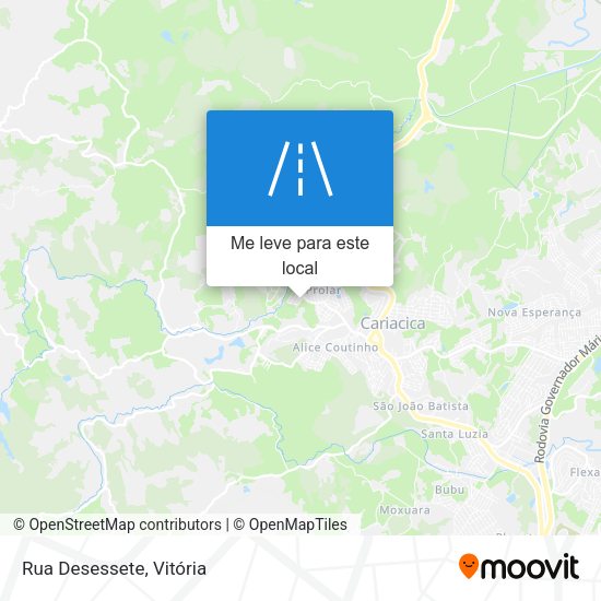 Rua Desessete mapa