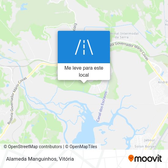 Alameda Manguinhos mapa
