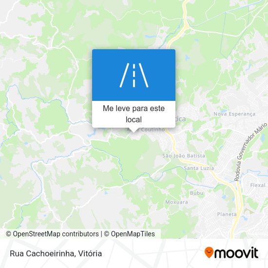 Rua Cachoeirinha mapa