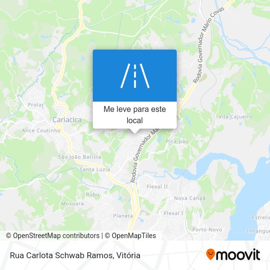 Rua Carlota Schwab Ramos mapa