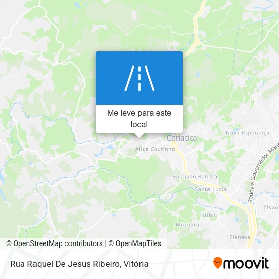 Rua Raquel De Jesus Ribeiro mapa