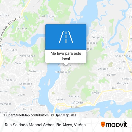 Rua Soldado Manoel Sebastião Alves mapa