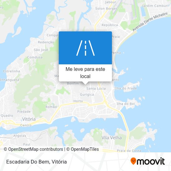 Escadaria Do Bem mapa