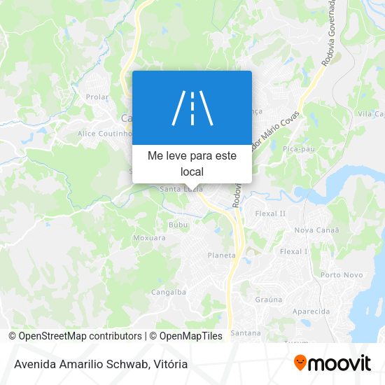 Avenida Amarilio Schwab mapa