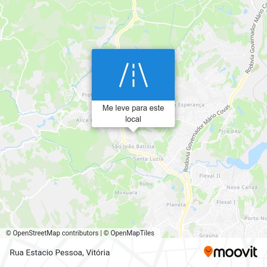 Rua Estacio Pessoa mapa