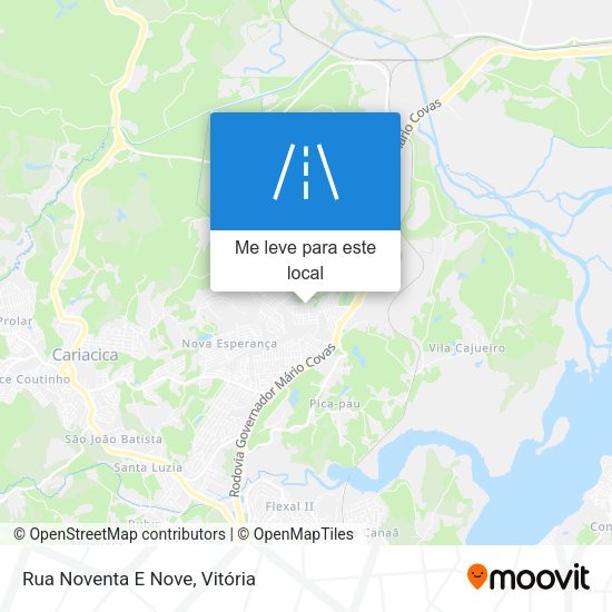 Rua Noventa E Nove mapa