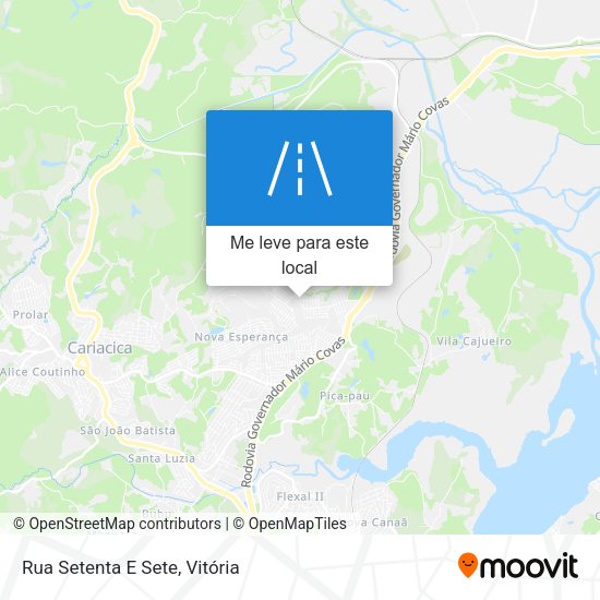 Rua Setenta E Sete mapa