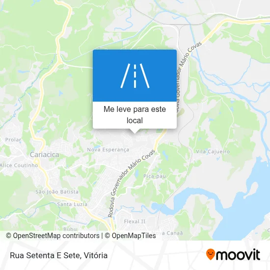 Rua Setenta E Sete mapa