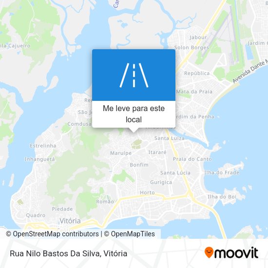 Rua Nilo Bastos Da Silva mapa