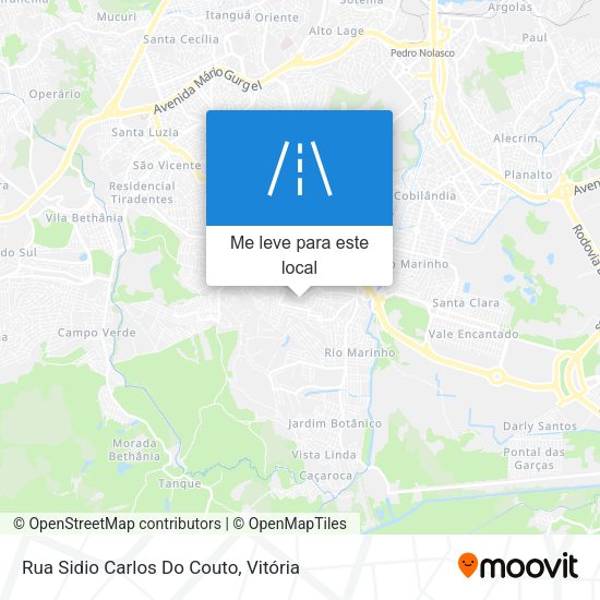 Rua Sidio Carlos Do Couto mapa