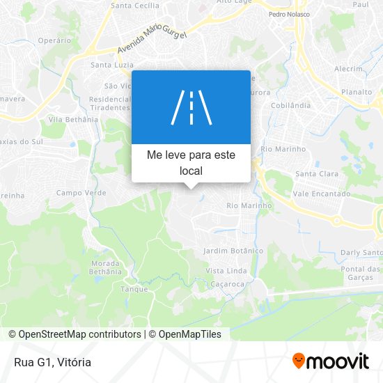 Rua G1 mapa