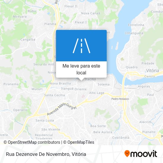 Rua Dezenove De Novembro mapa