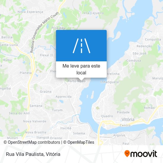 Rua Vila Paulista mapa