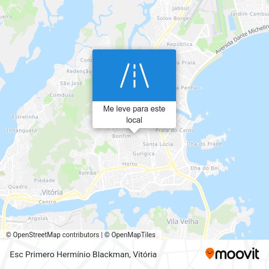 Esc Primero Hermínio Blackman mapa