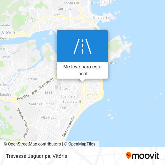 Travessa Jaguaripe mapa