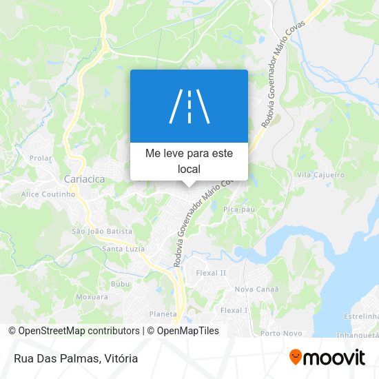 Rua Das Palmas mapa