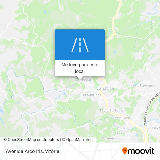 Avenida Arco Iris mapa