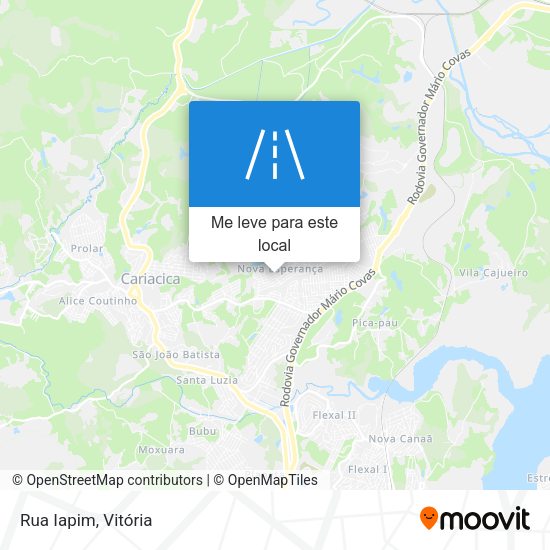 Rua Iapim mapa