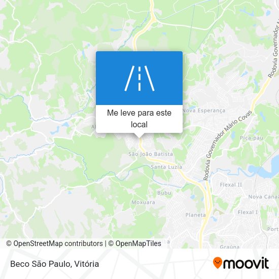 Beco São Paulo mapa