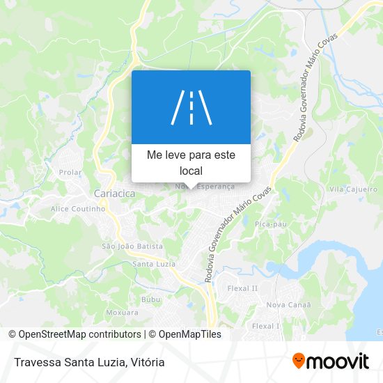 Travessa Santa Luzia mapa