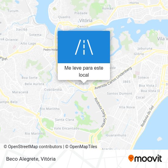 Beco Alegrete mapa