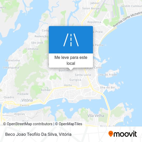 Beco Joao Teofilo Da Silva mapa