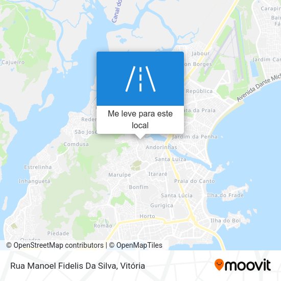 Rua Manoel Fidelis Da Silva mapa