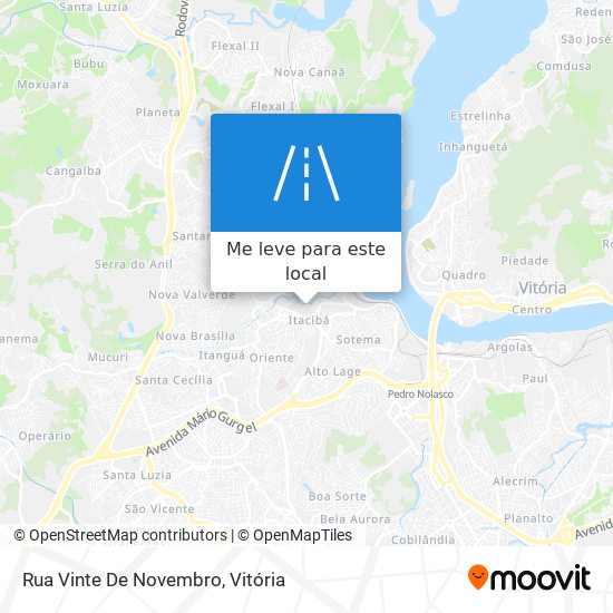 Rua Vinte De Novembro mapa