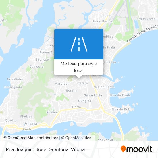 Rua Joaquim José Da Vitoria mapa