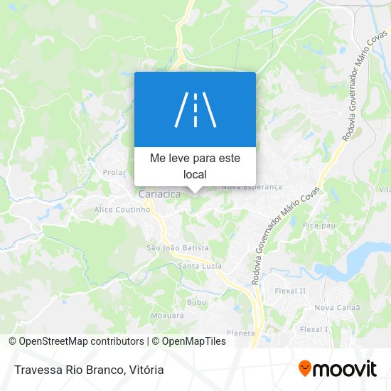 Travessa Rio Branco mapa