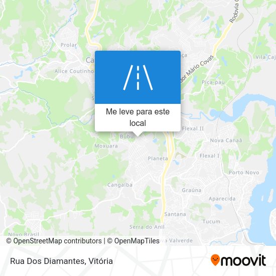Rua Dos Diamantes mapa