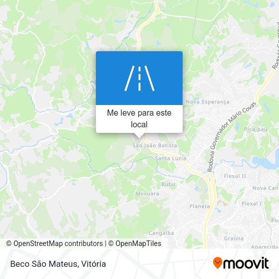 Beco São Mateus mapa