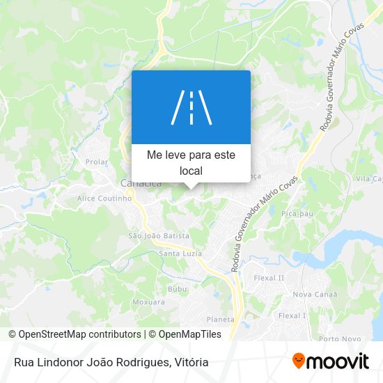Rua Lindonor João Rodrigues mapa