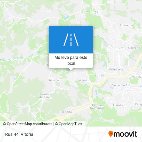 Rua 44 mapa