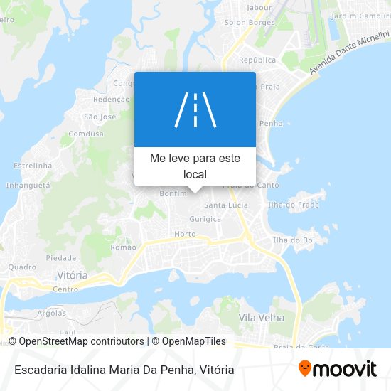 Escadaria Idalina Maria Da Penha mapa