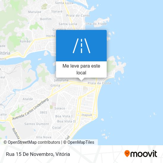 Rua 15 De Novembro mapa