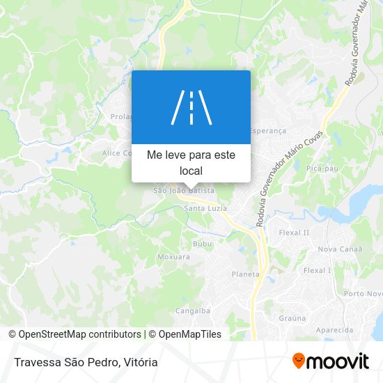 Travessa São Pedro mapa