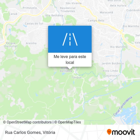 Rua Carlos Gomes mapa