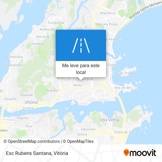 Esc Rubens Santana mapa