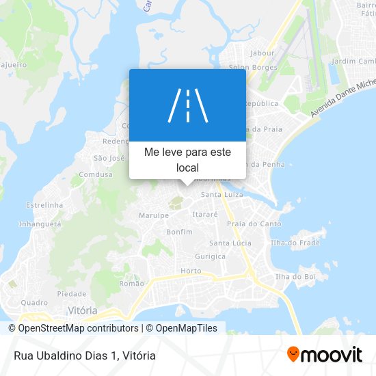 Rua Ubaldino Dias 1 mapa