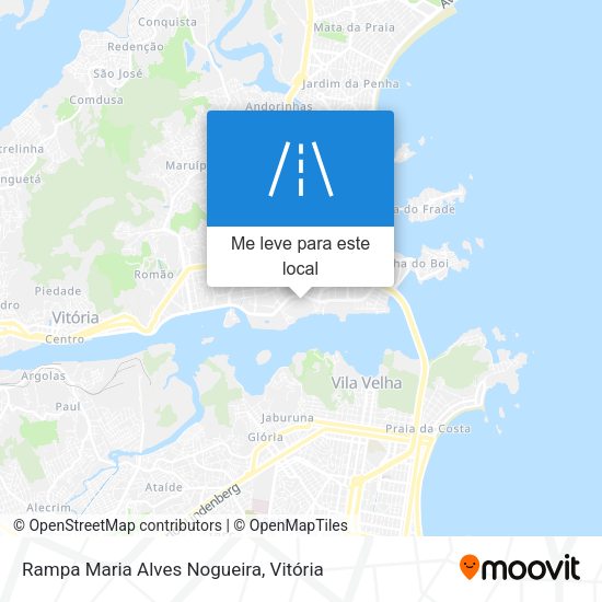 Rampa Maria Alves Nogueira mapa