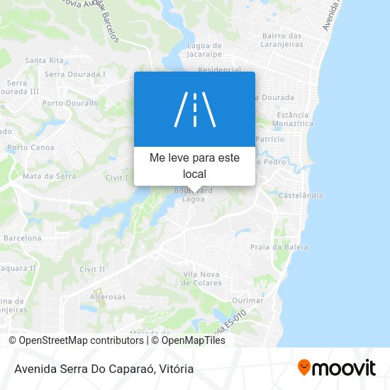 Avenida Serra Do Caparaó mapa